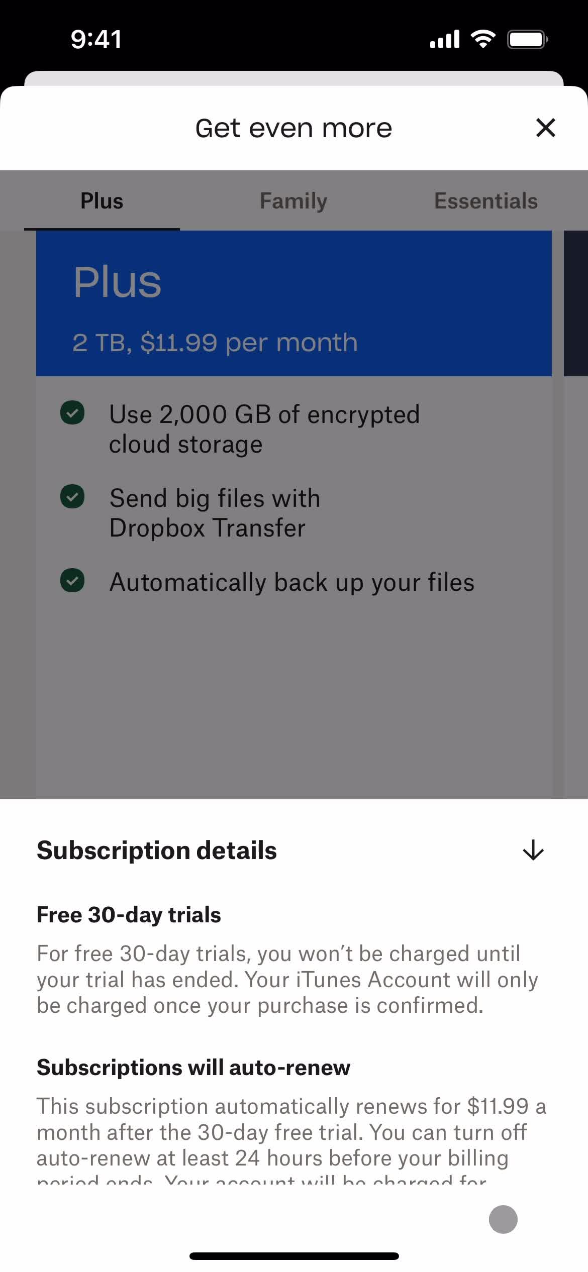 Upgrading your account on Dropbox video thumbnail