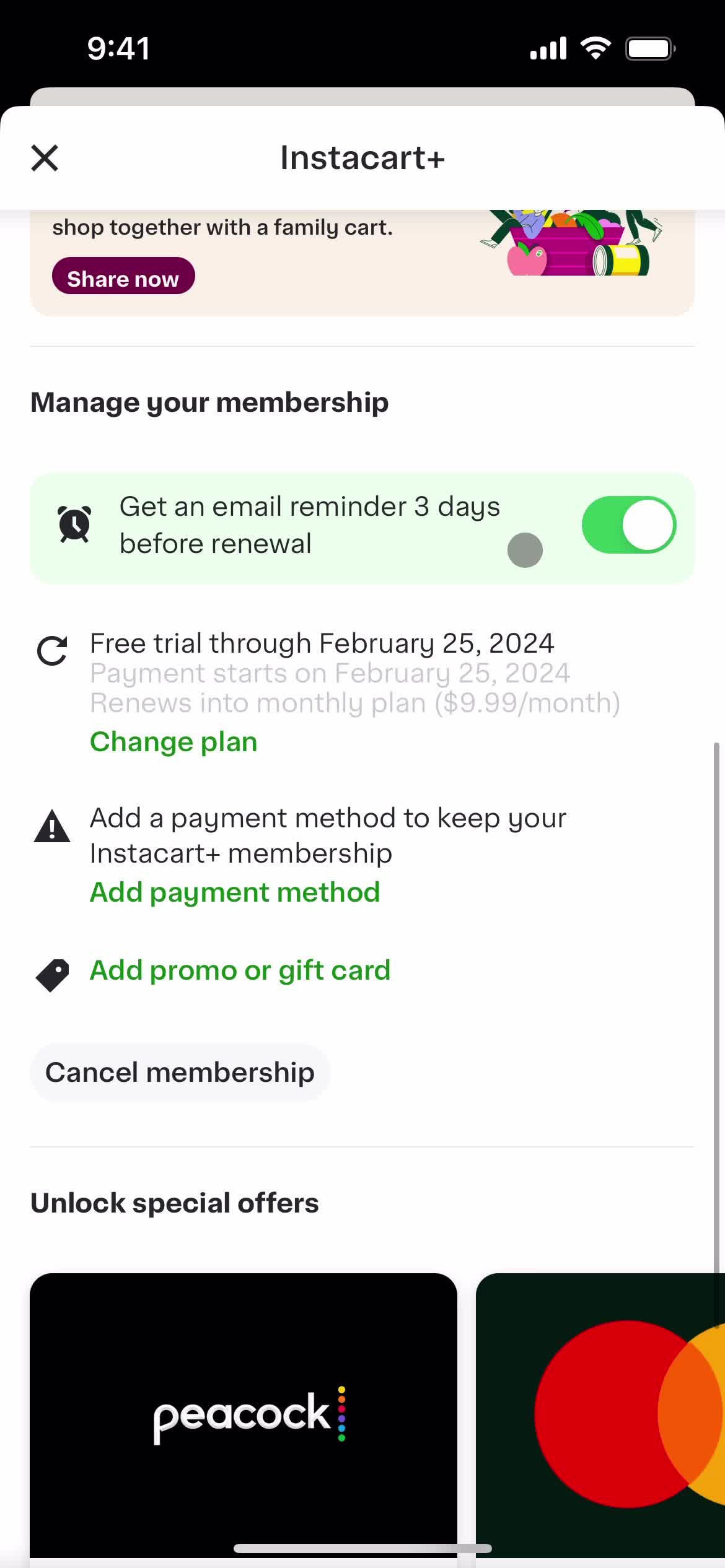 Upgrading your account on Instacart video thumbnail