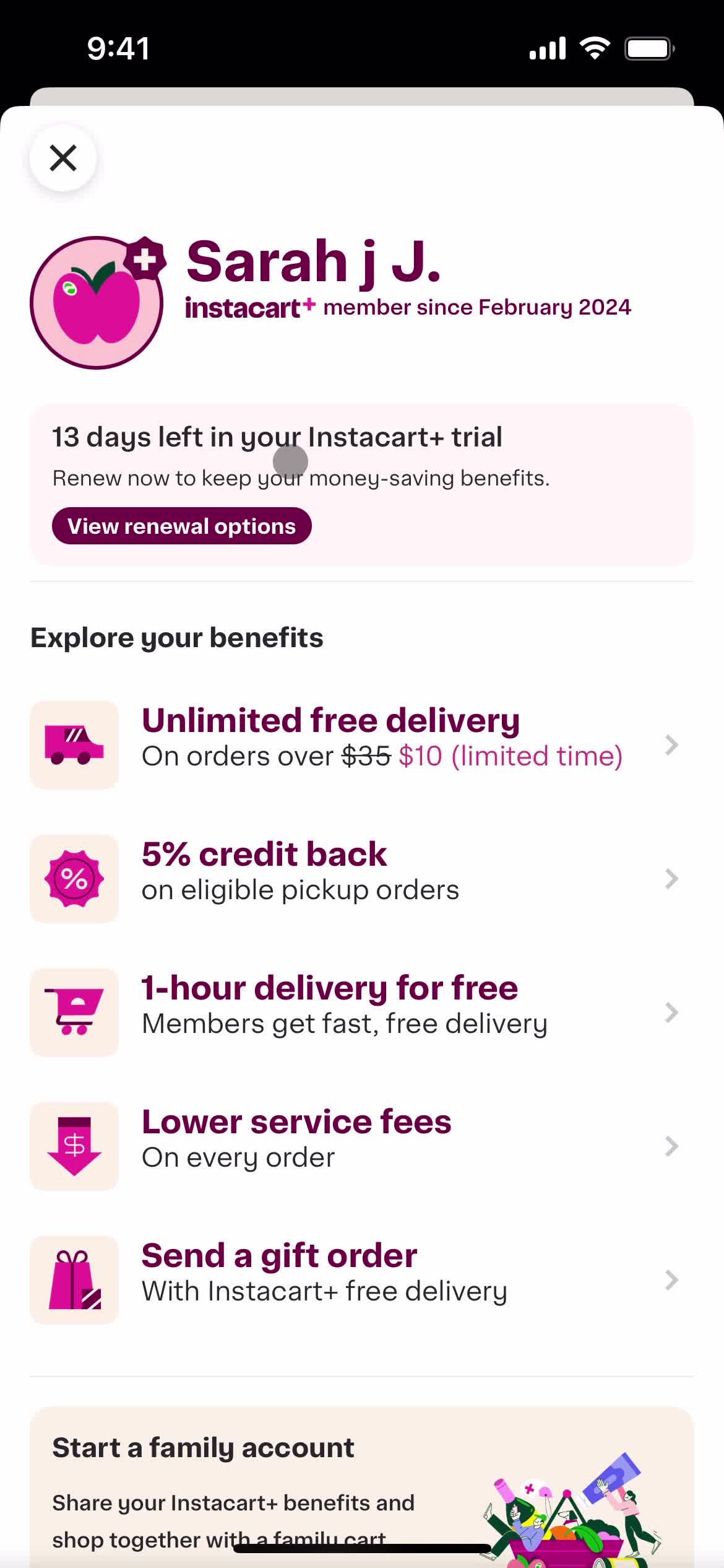 Upgrading your account on Instacart video thumbnail