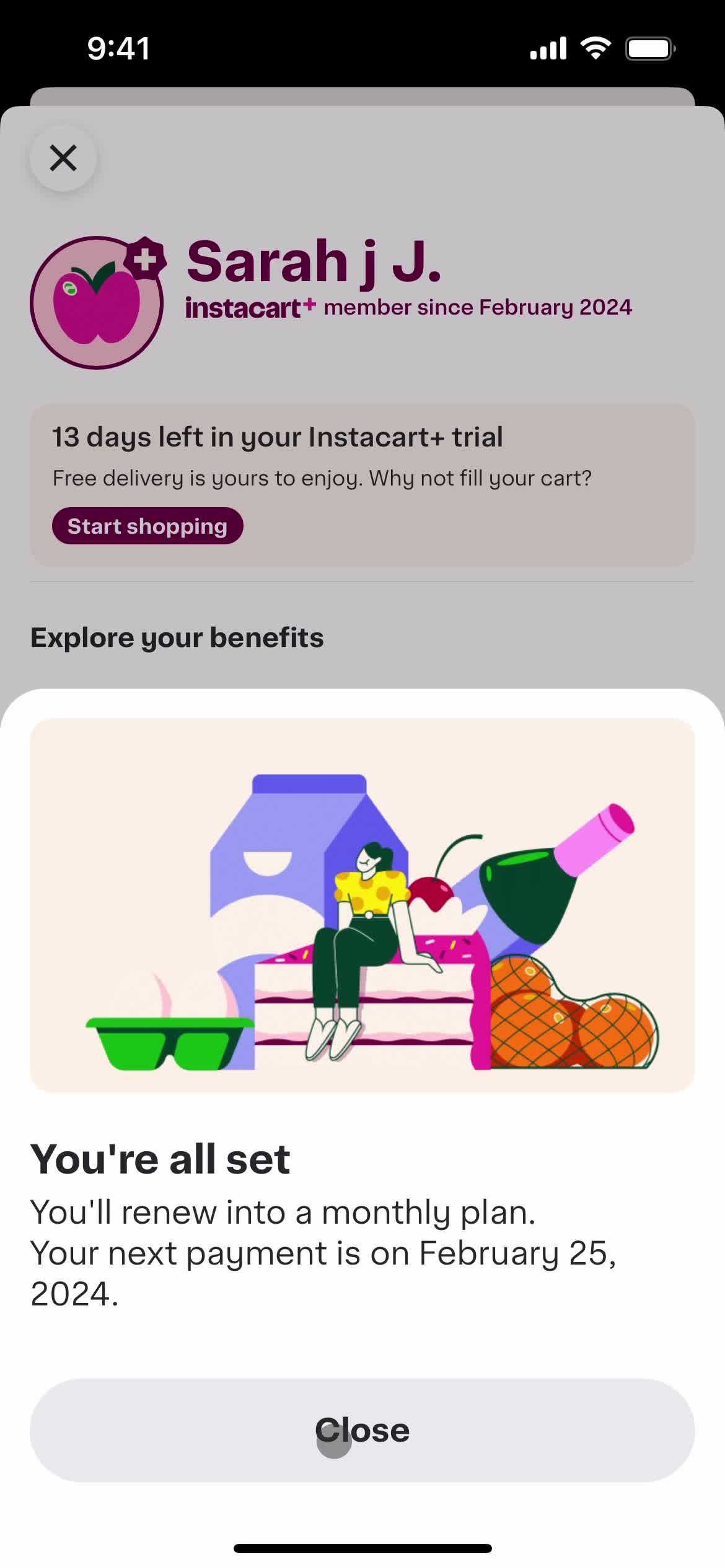 Upgrading your account on Instacart video thumbnail