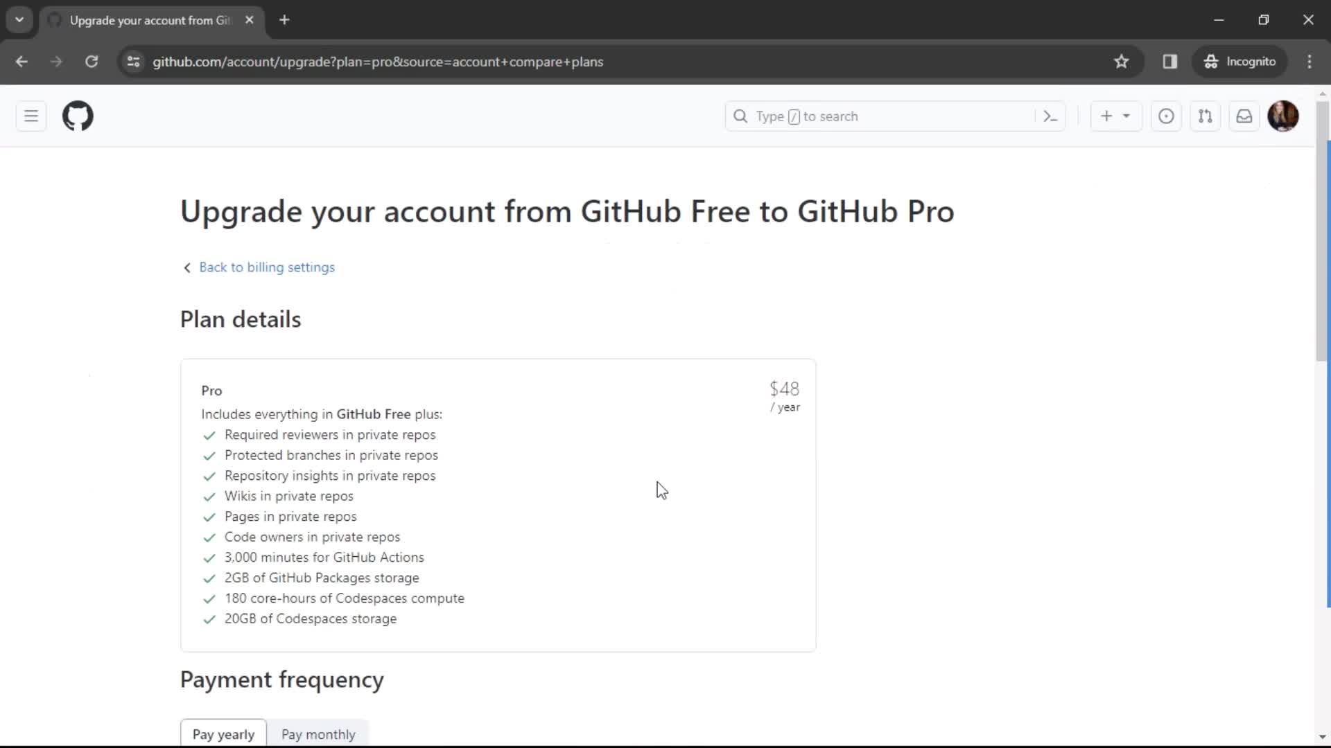 Upgrading your account on GitHub video thumbnail