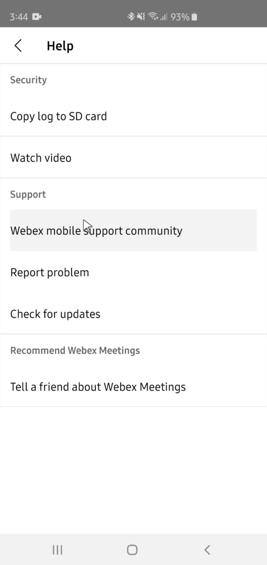 Help center on Webex video thumbnail