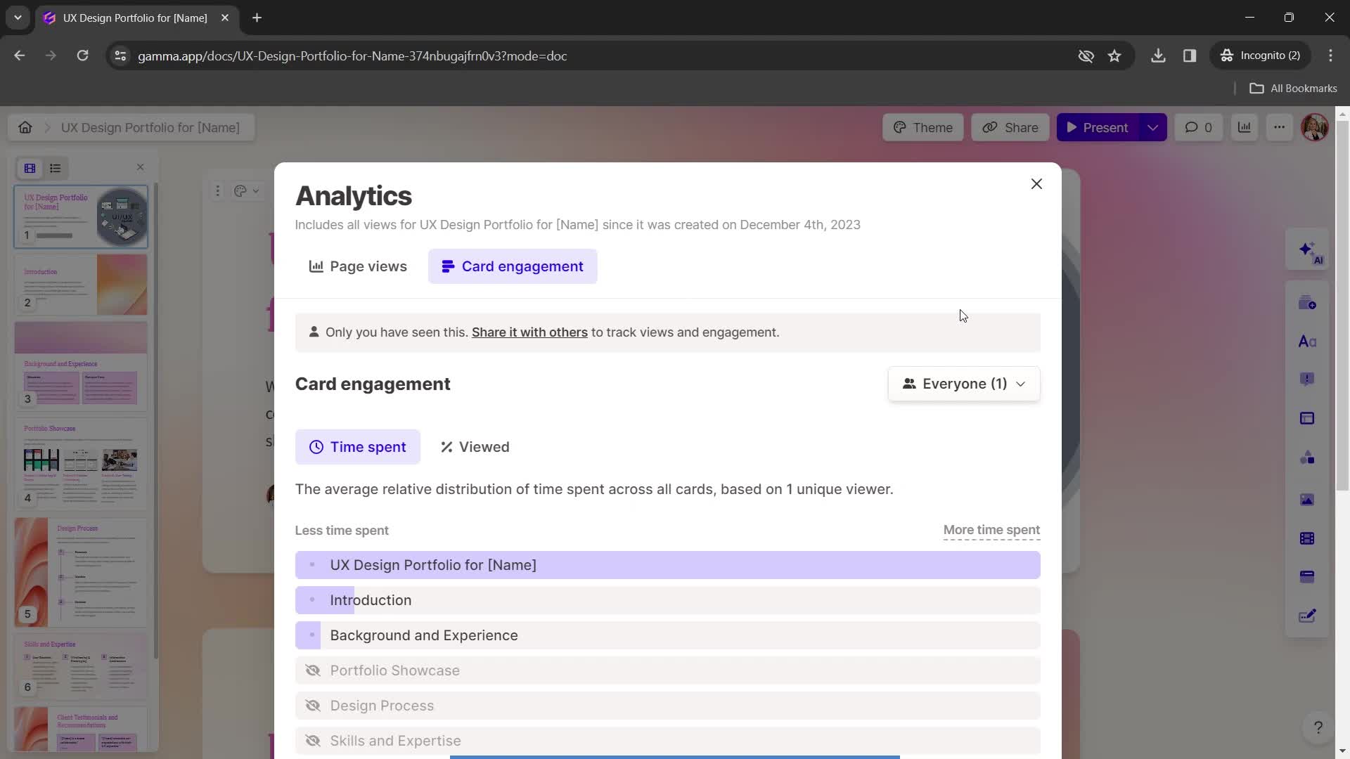 Analytics/Stats on Gamma video thumbnail