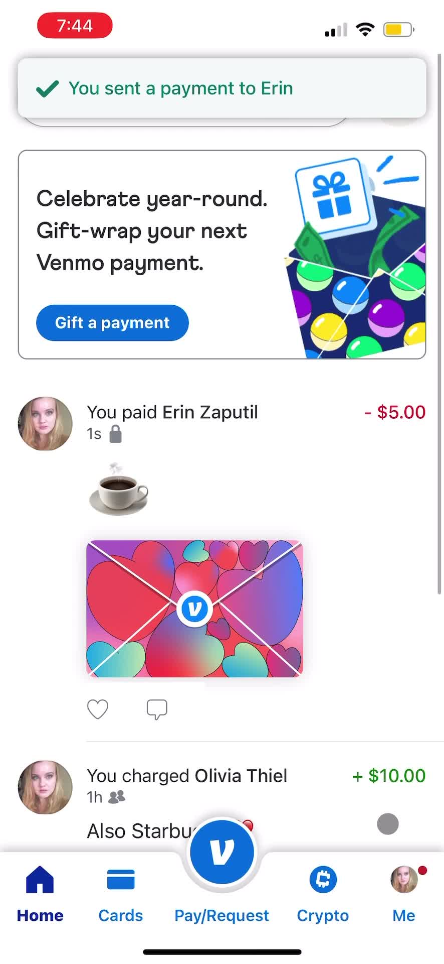 Sending currency on Venmo video thumbnail