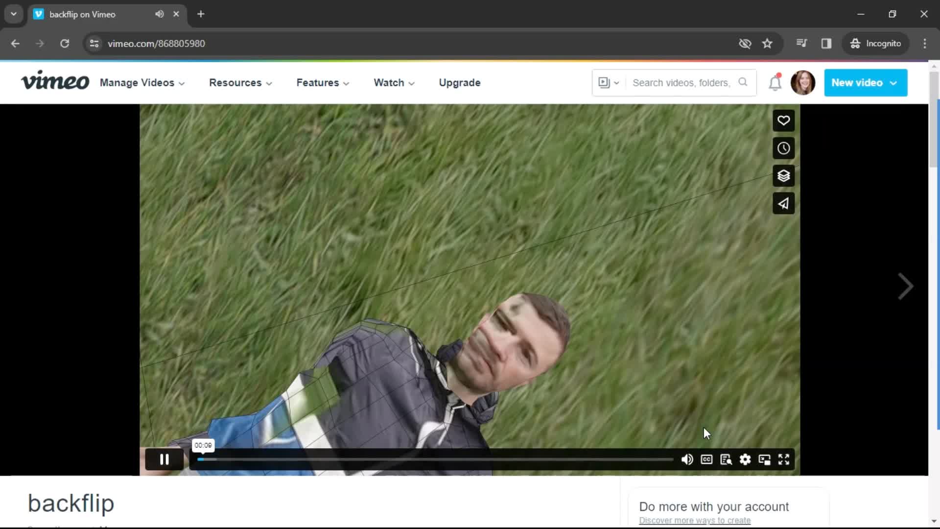 Watching video screenshot