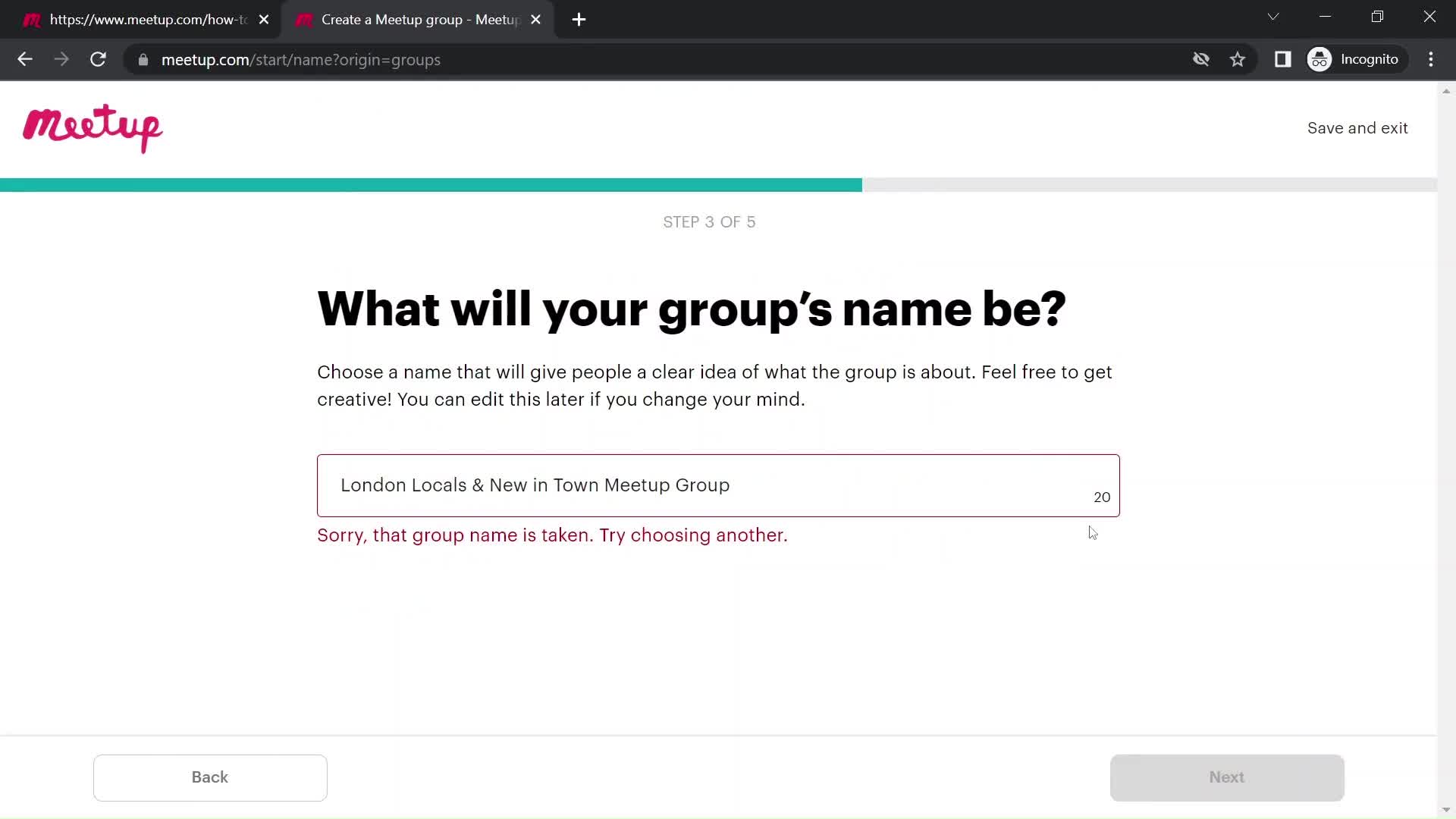 Creating a group screenshot