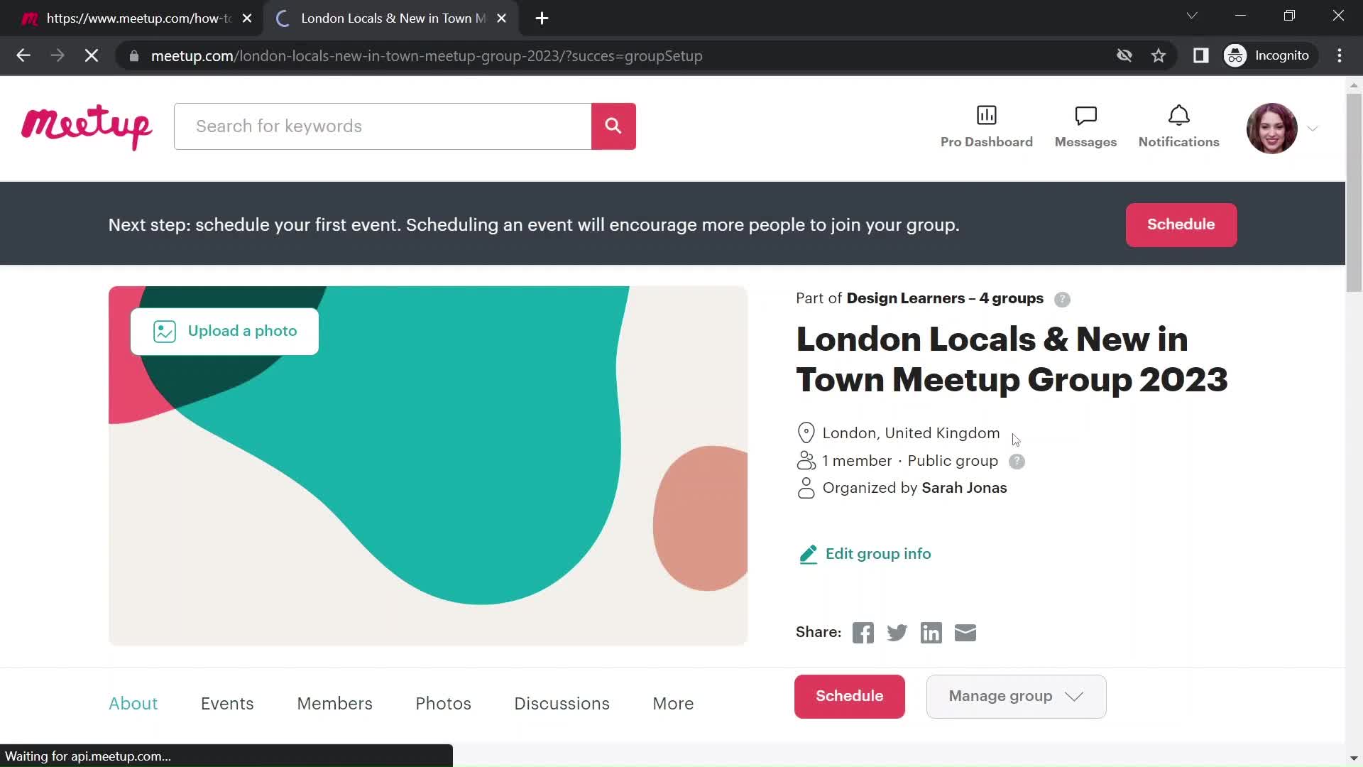 Creating a group on Meetup video thumbnail