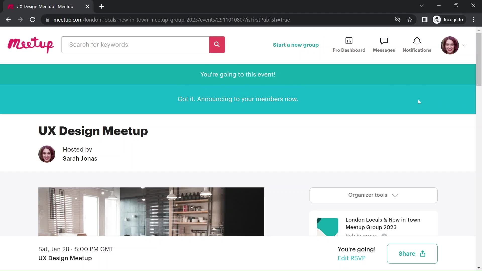 Creating an event on Meetup video thumbnail