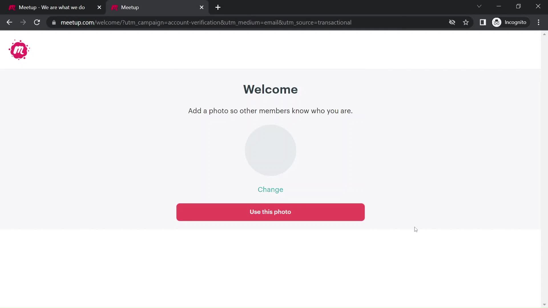 Onboarding screenshot