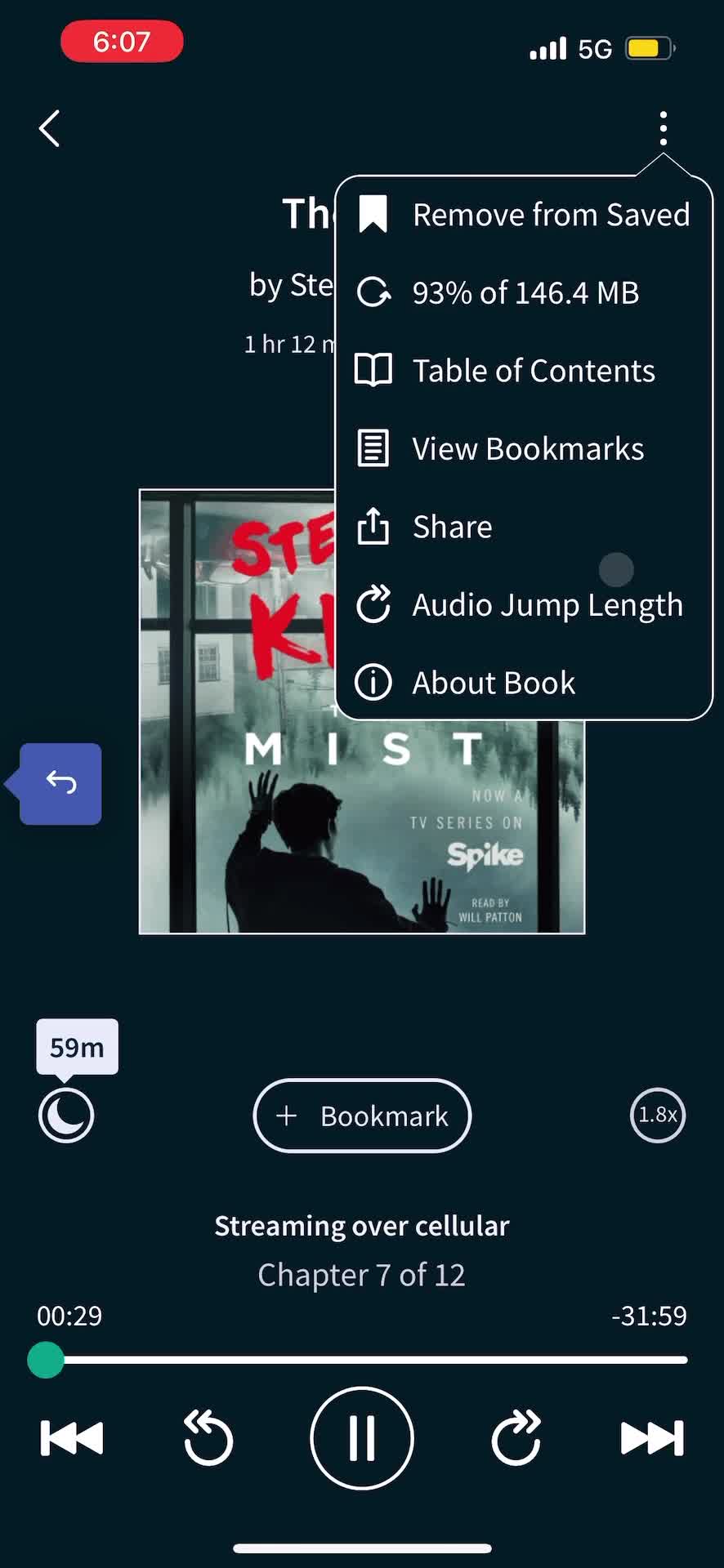 Listening screenshot