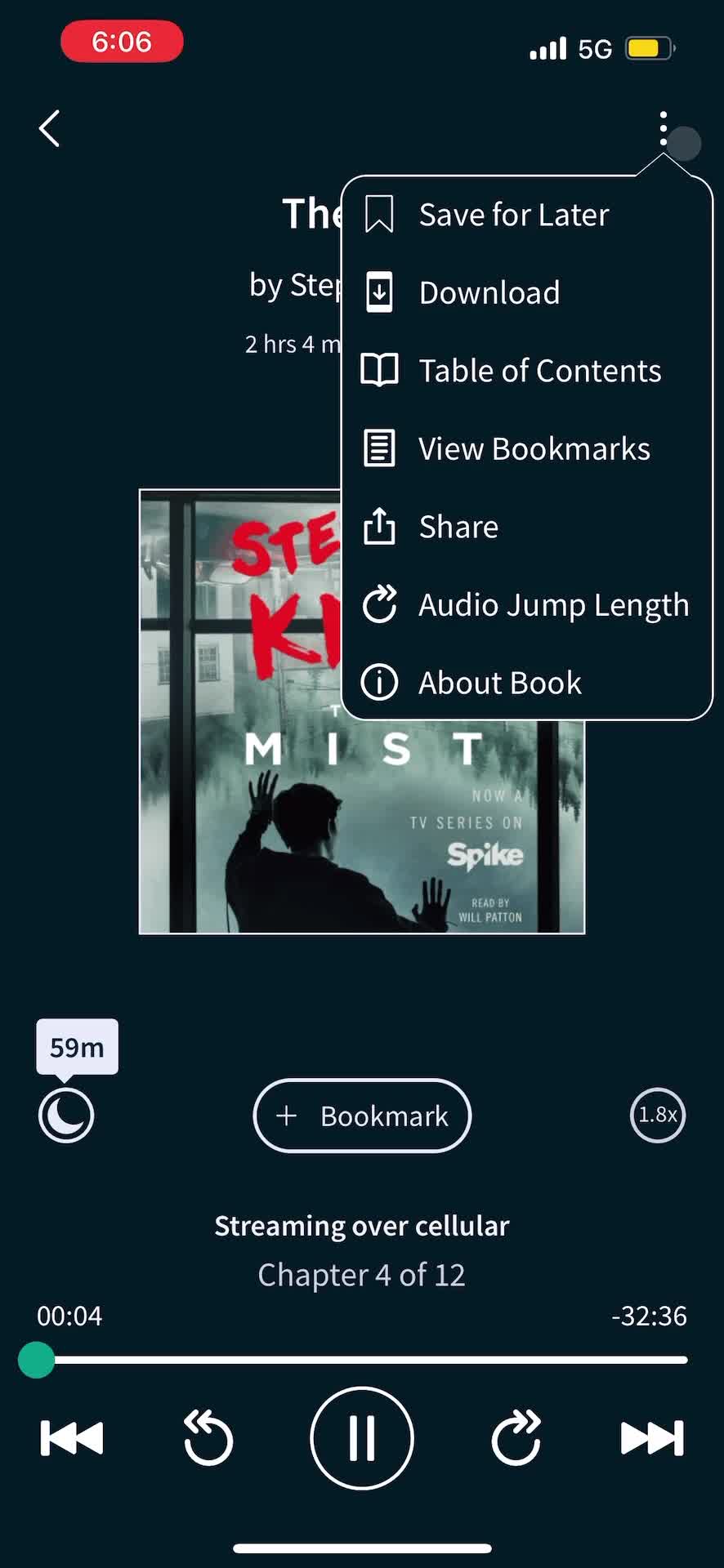 Listening screenshot