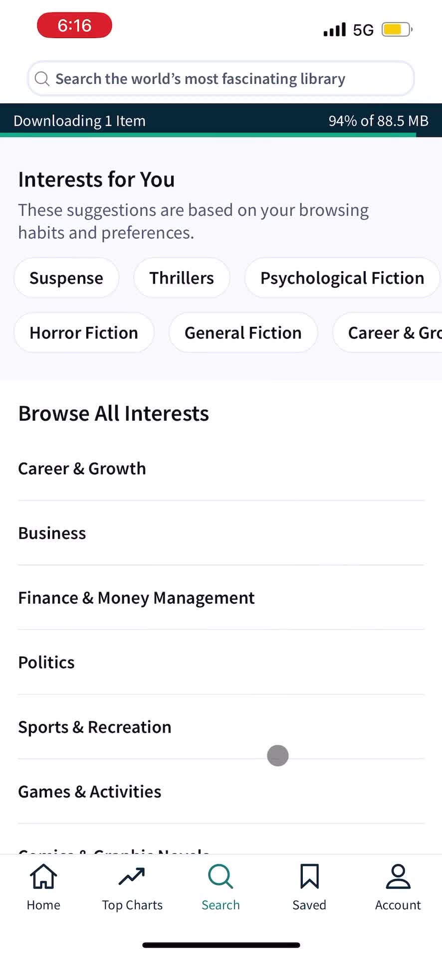 Searching on Scribd video thumbnail