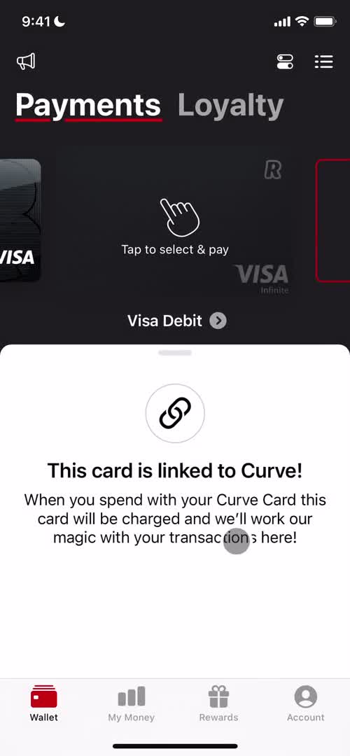 Adding payment details screenshot