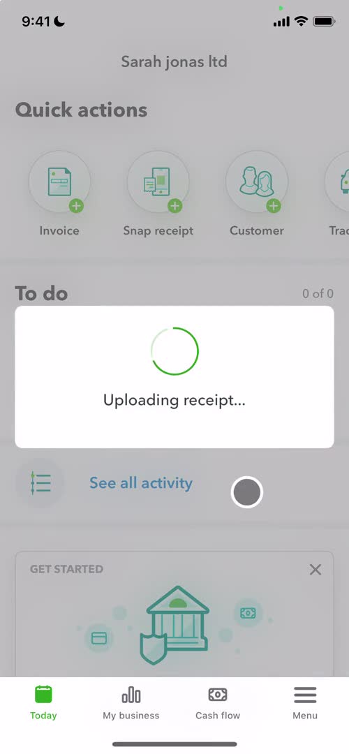 Adding expenses screenshot