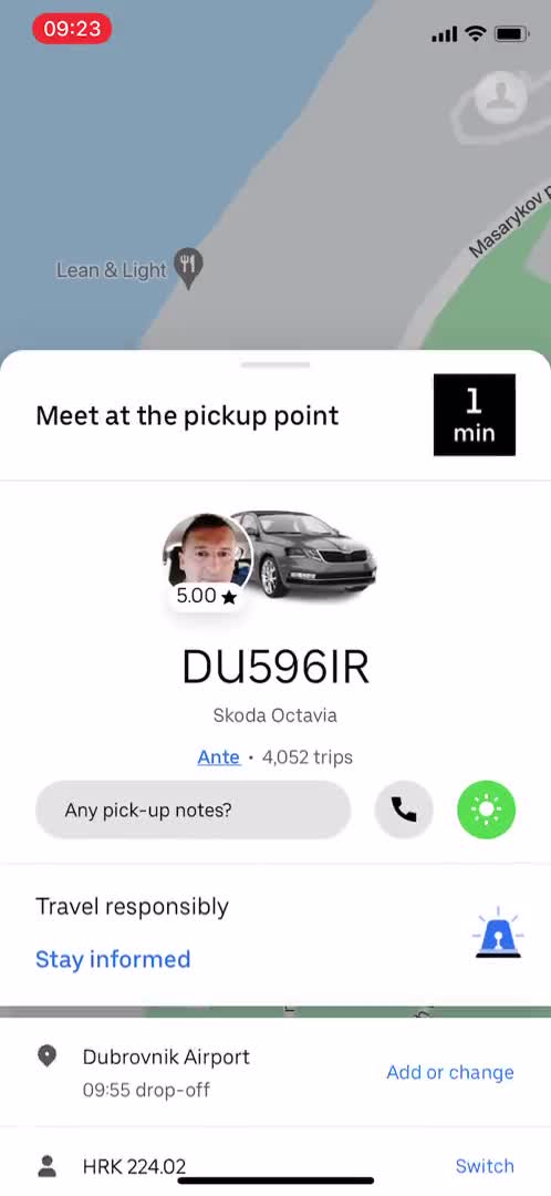 Booking transport on Uber video thumbnail