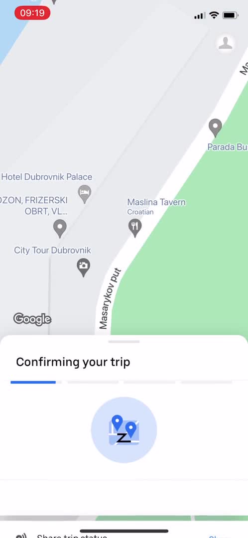 Booking transport on Uber video thumbnail