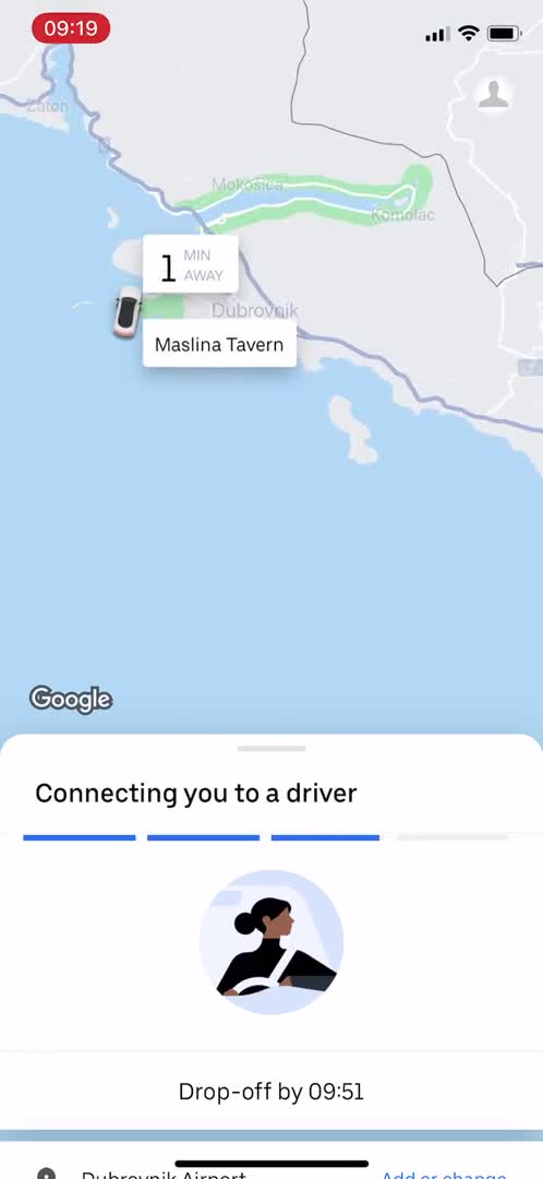 Booking transport on Uber video thumbnail