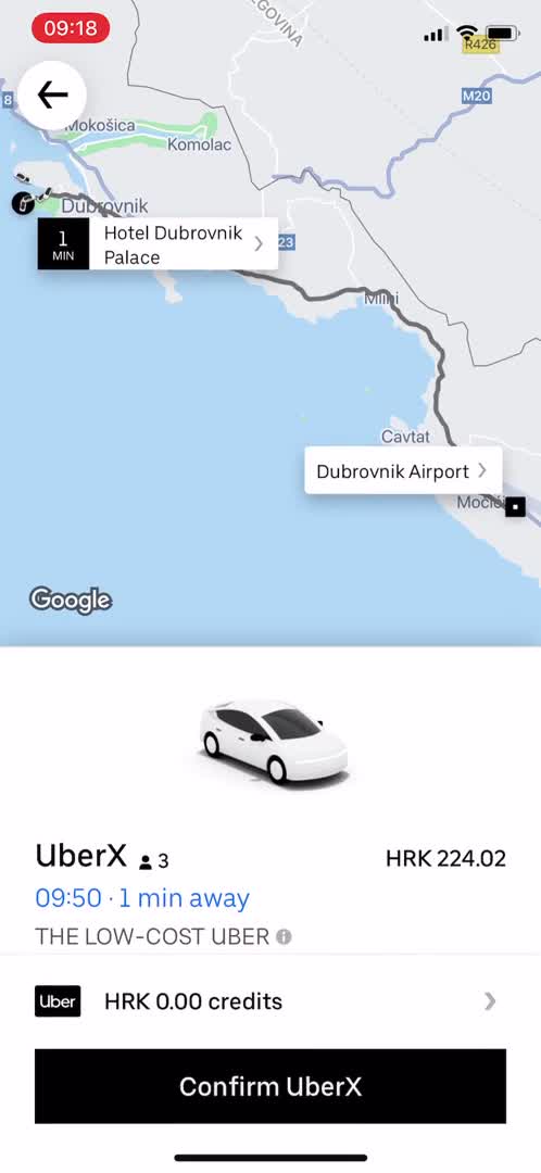 Booking transport on Uber video thumbnail