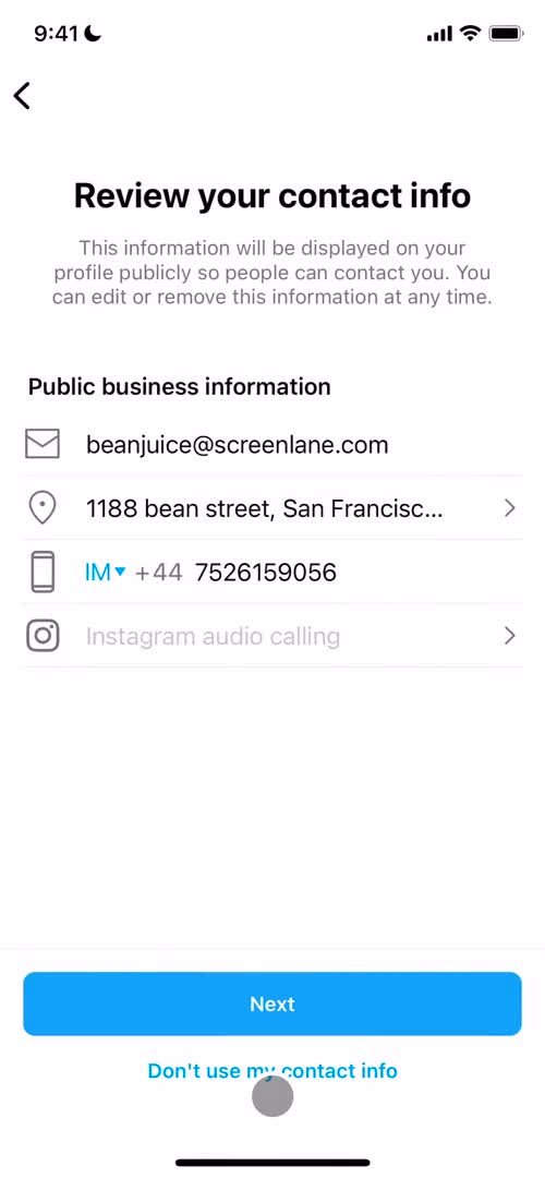 Business sign up on Instagram video thumbnail