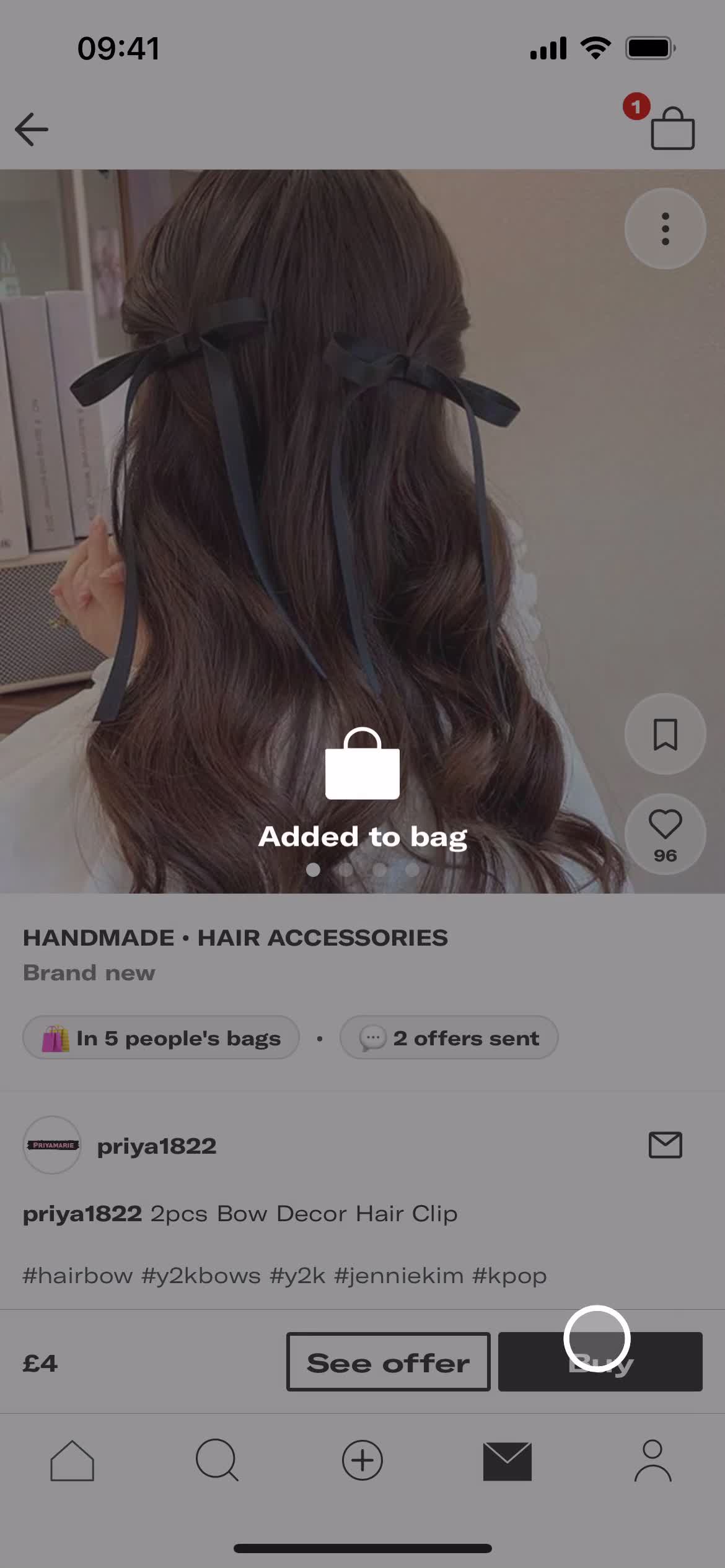 Buying something on Depop video thumbnail