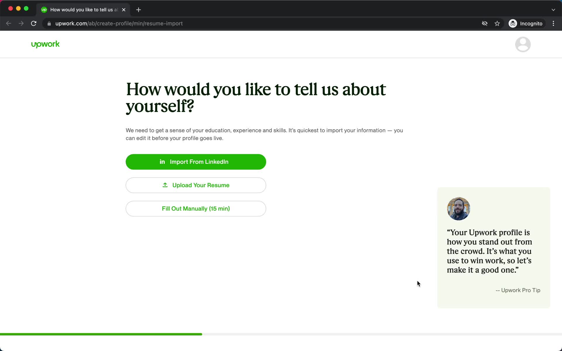 Applying as a candidate on Upwork video thumbnail