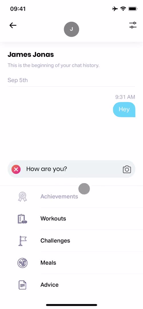 Chat screenshot