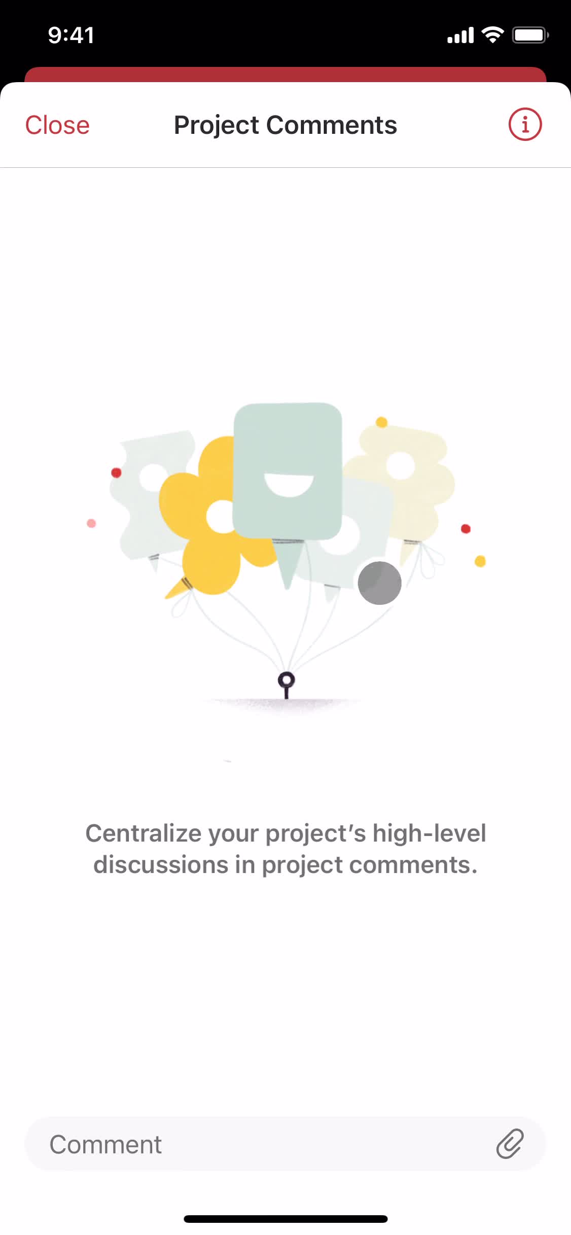 Commenting screenshot