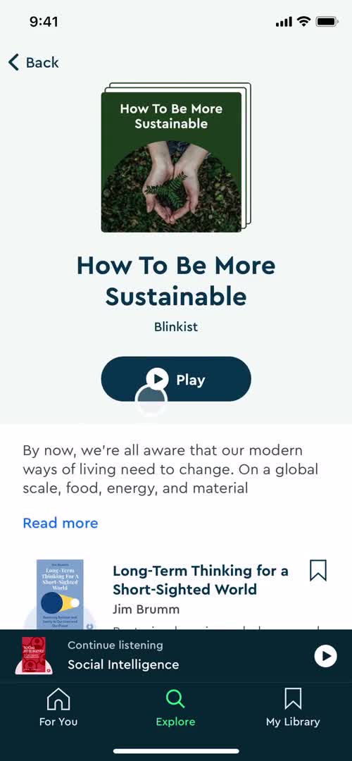 Discovering content on Blinkist video thumbnail