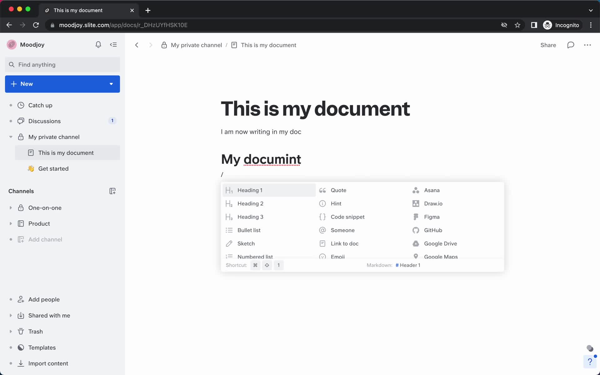 Creating a document screenshot