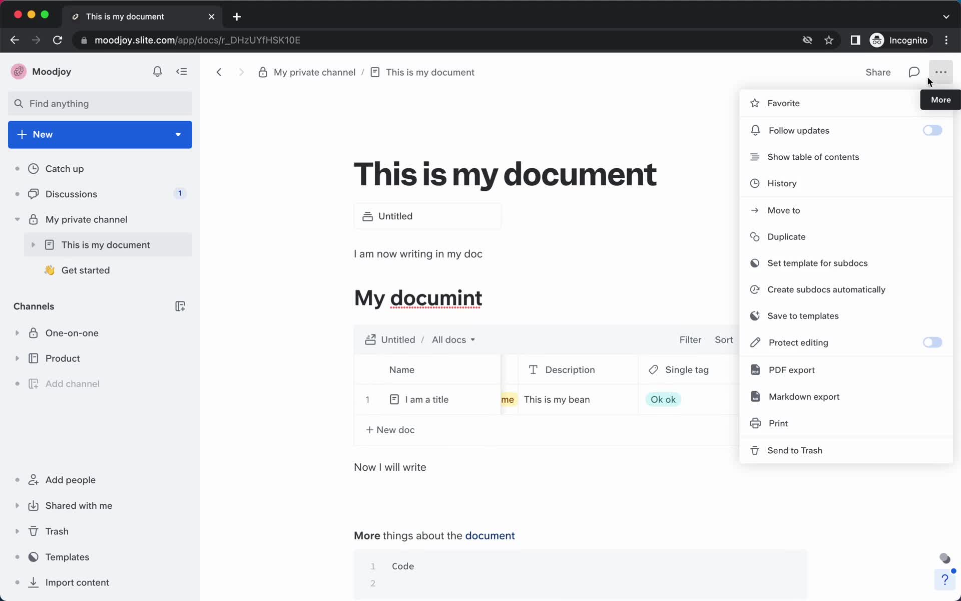 Creating a document screenshot