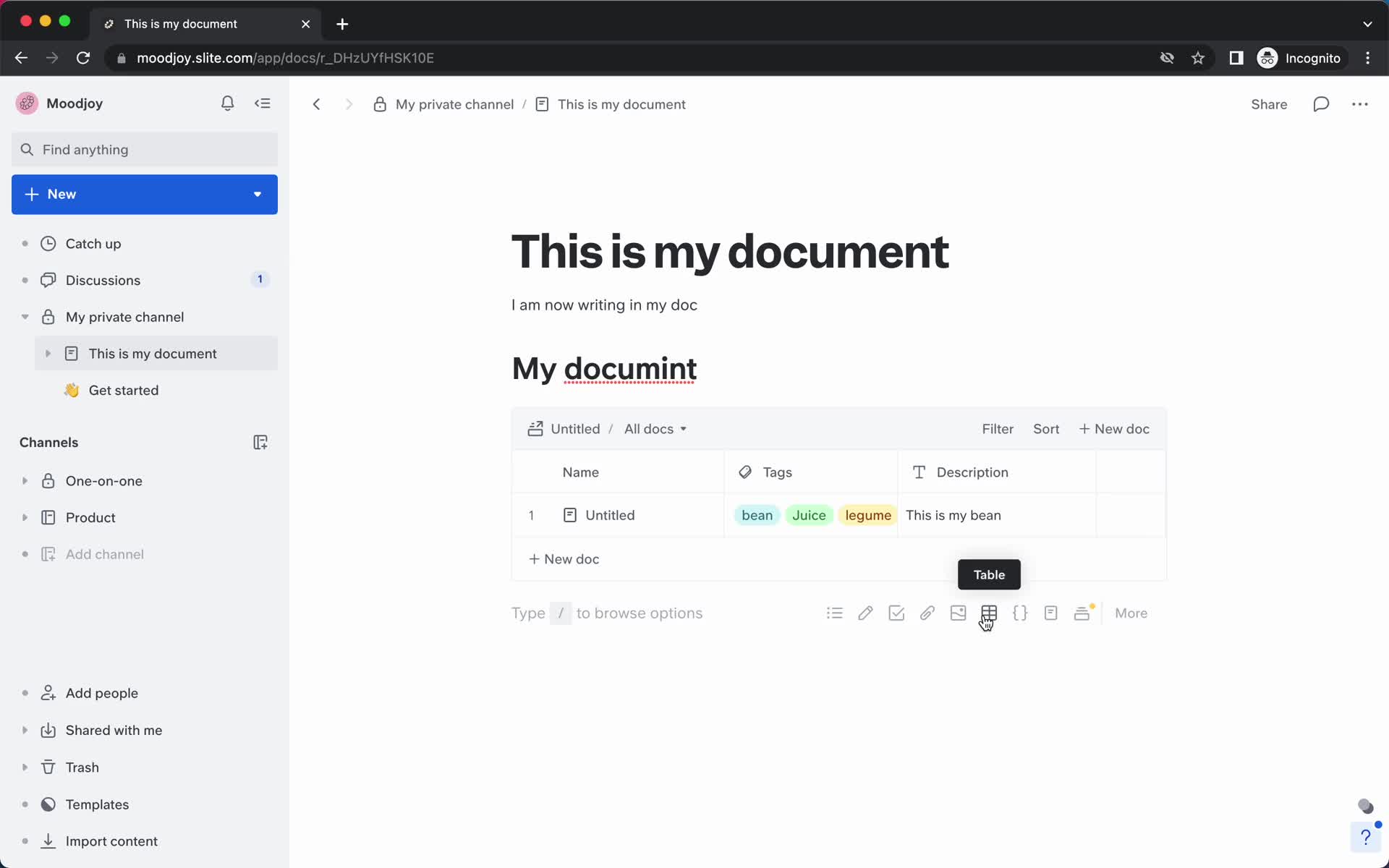 Creating a document screenshot