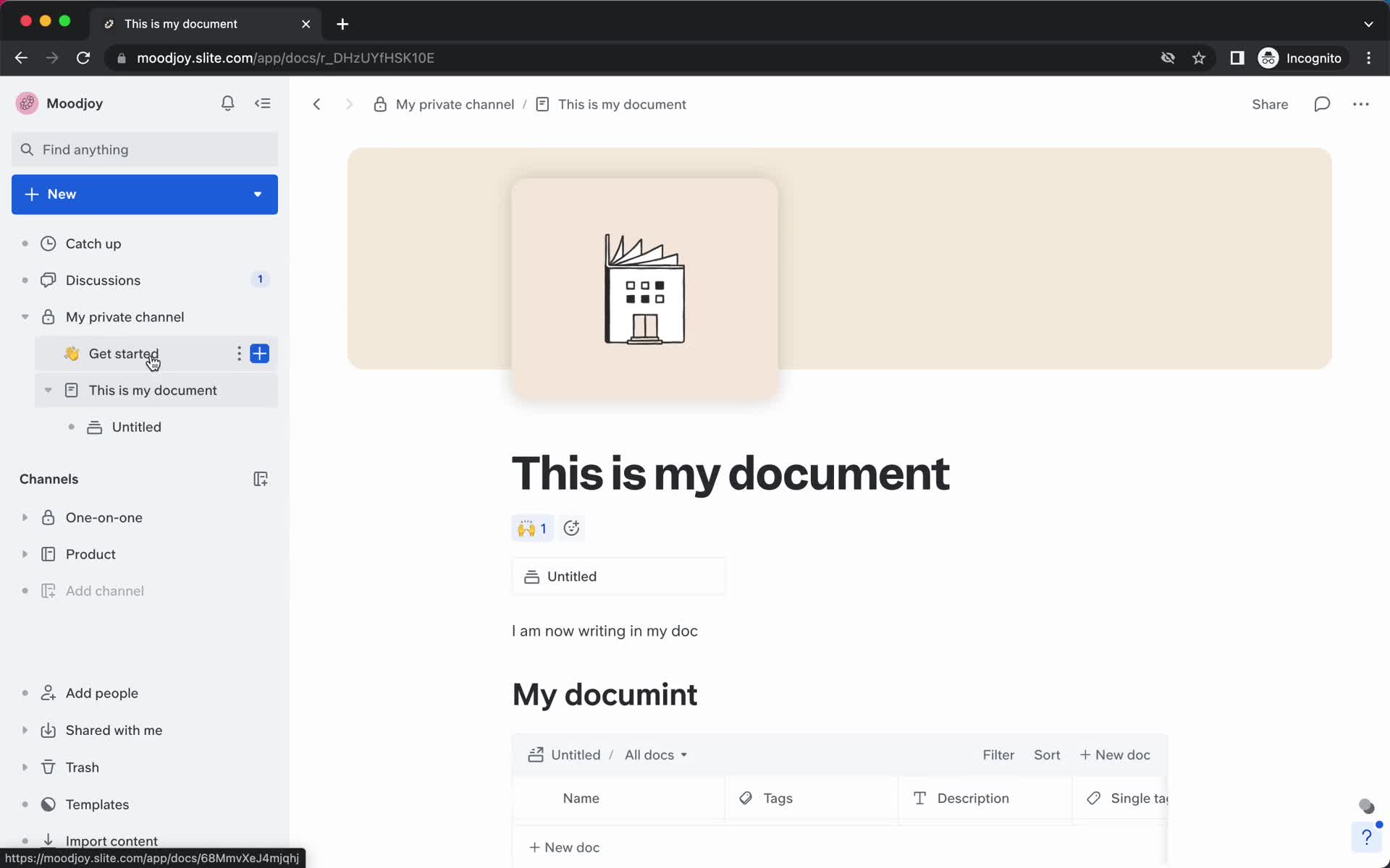 Creating a document screenshot