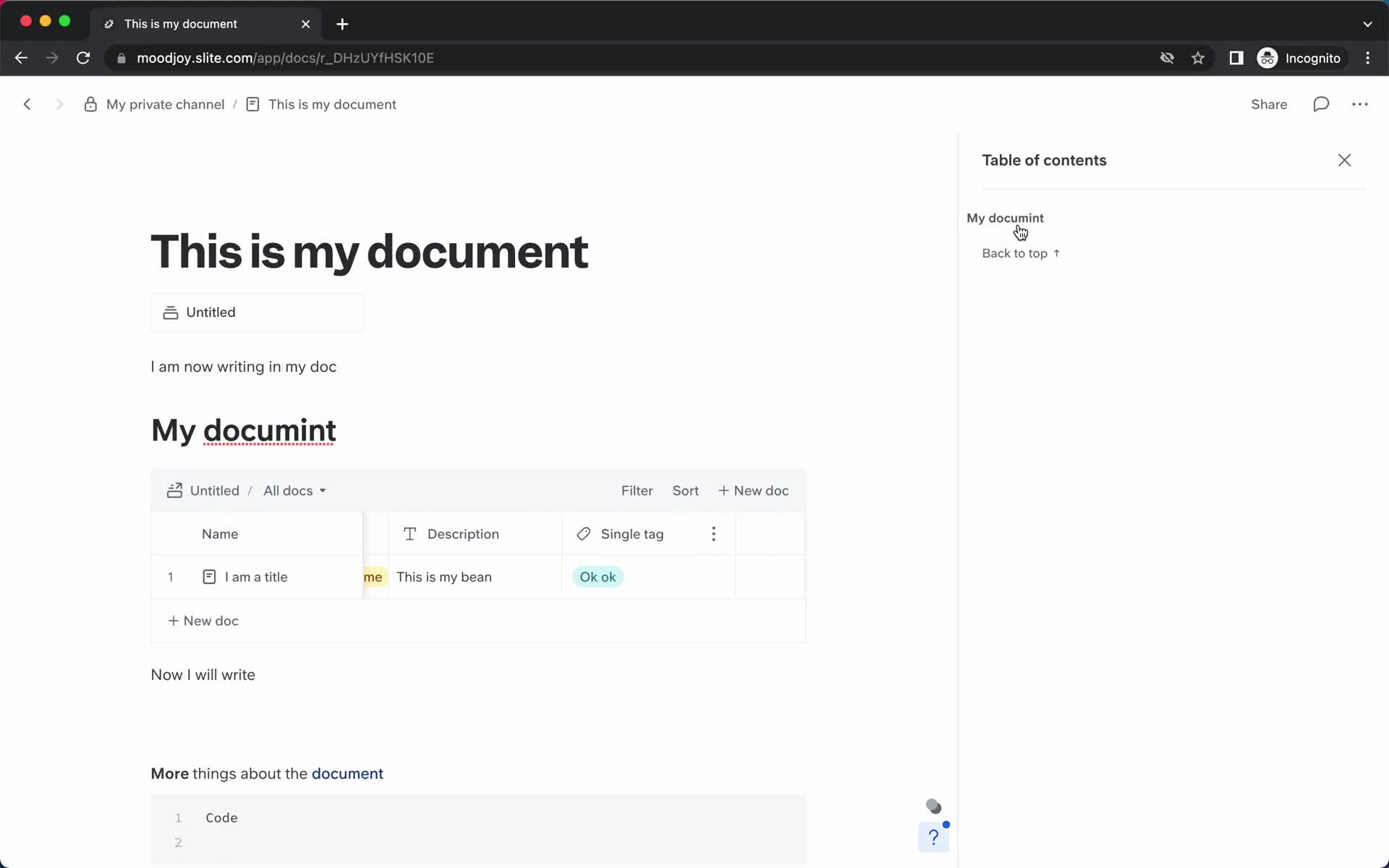 Creating a document screenshot