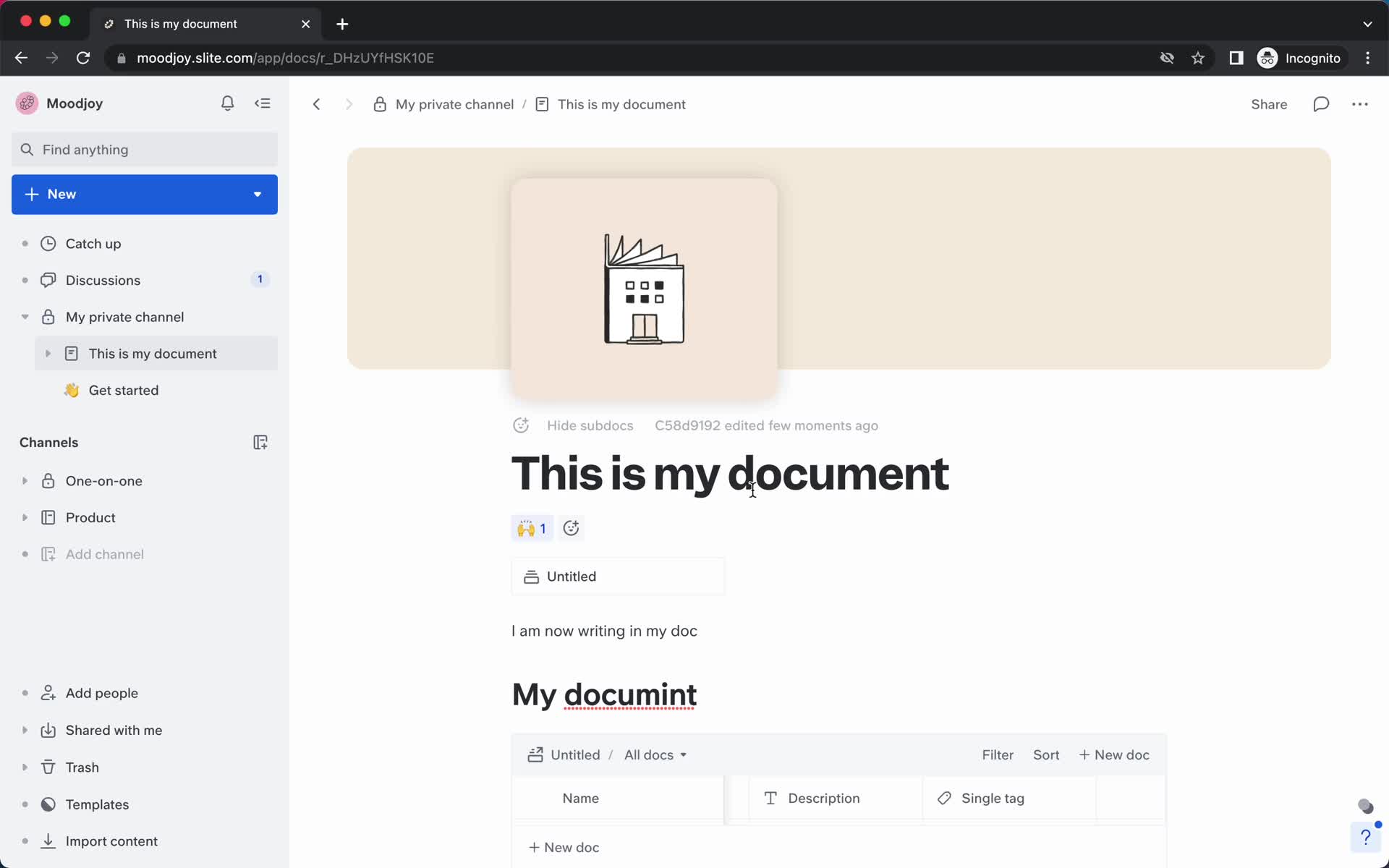 Creating a document screenshot