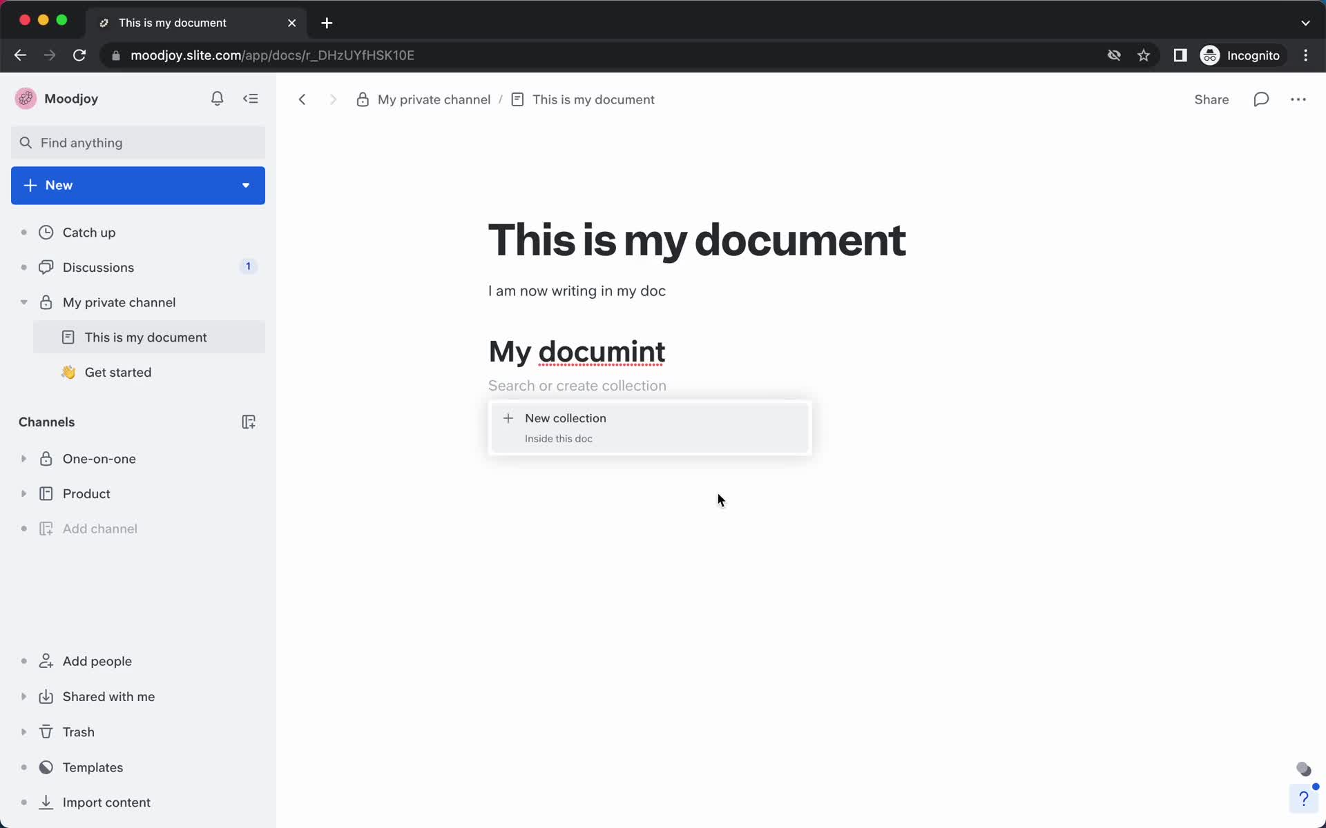 Creating a document screenshot