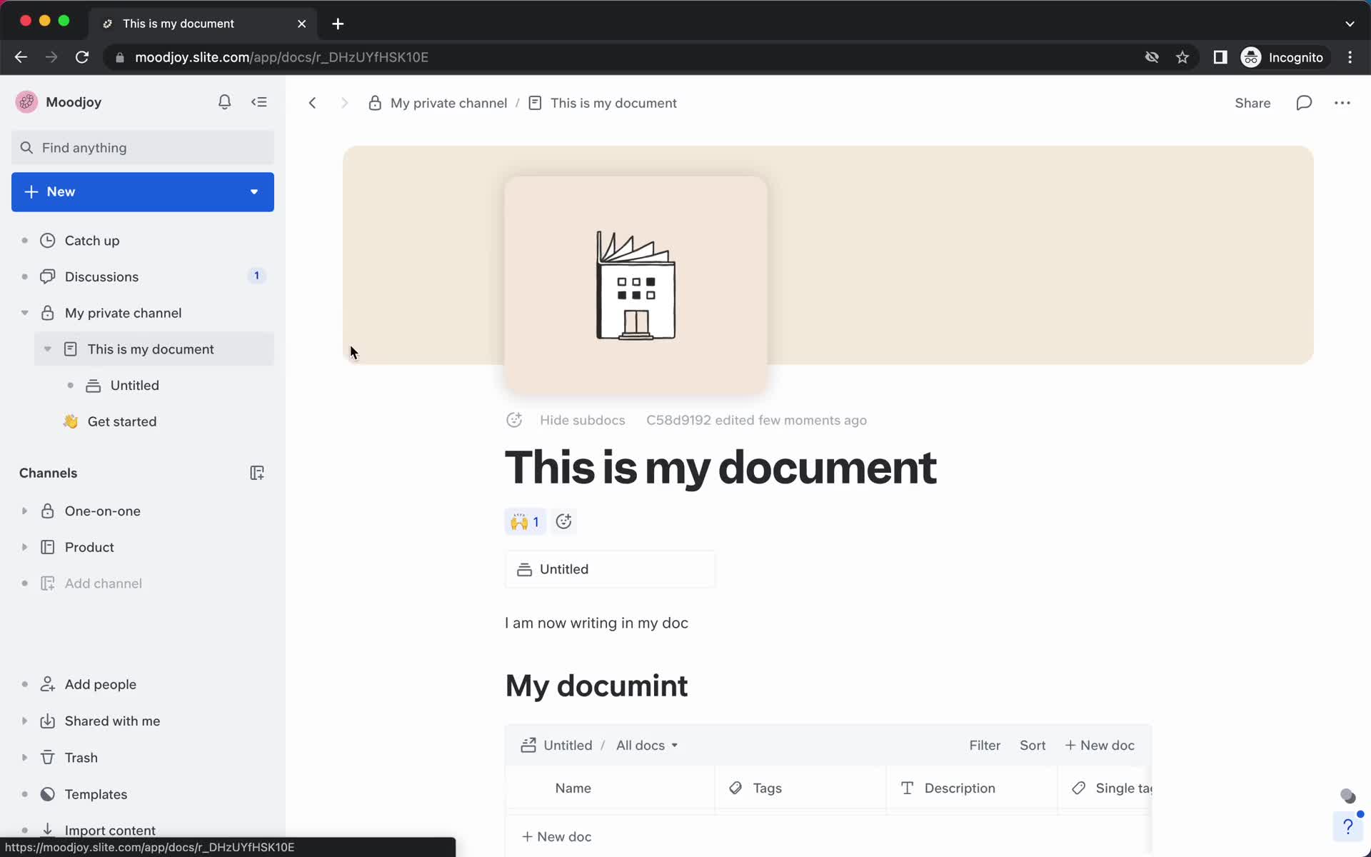 Creating a document screenshot