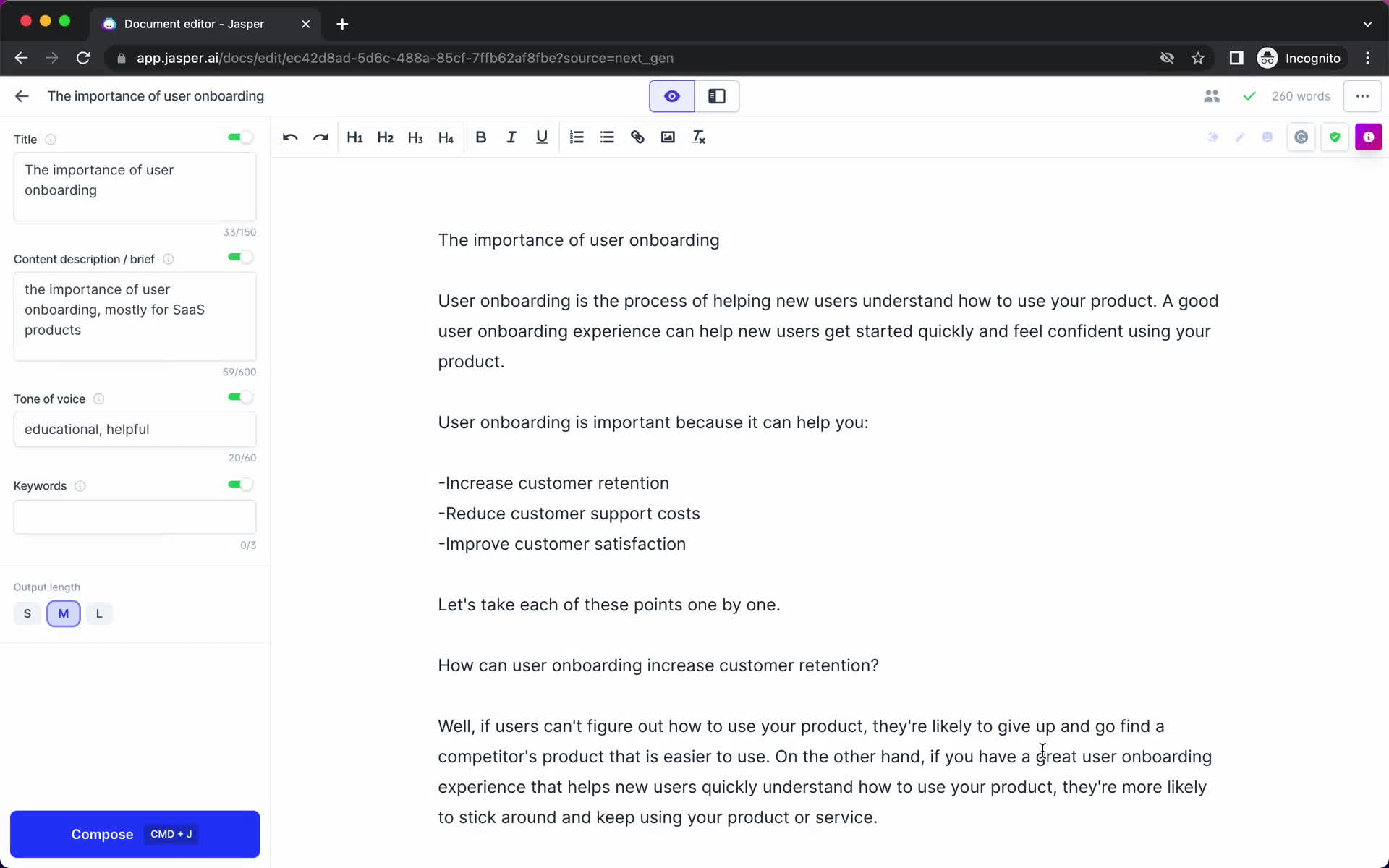 Creating a document screenshot