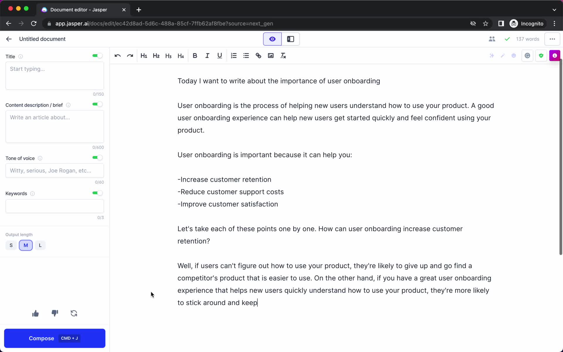 Creating a document screenshot