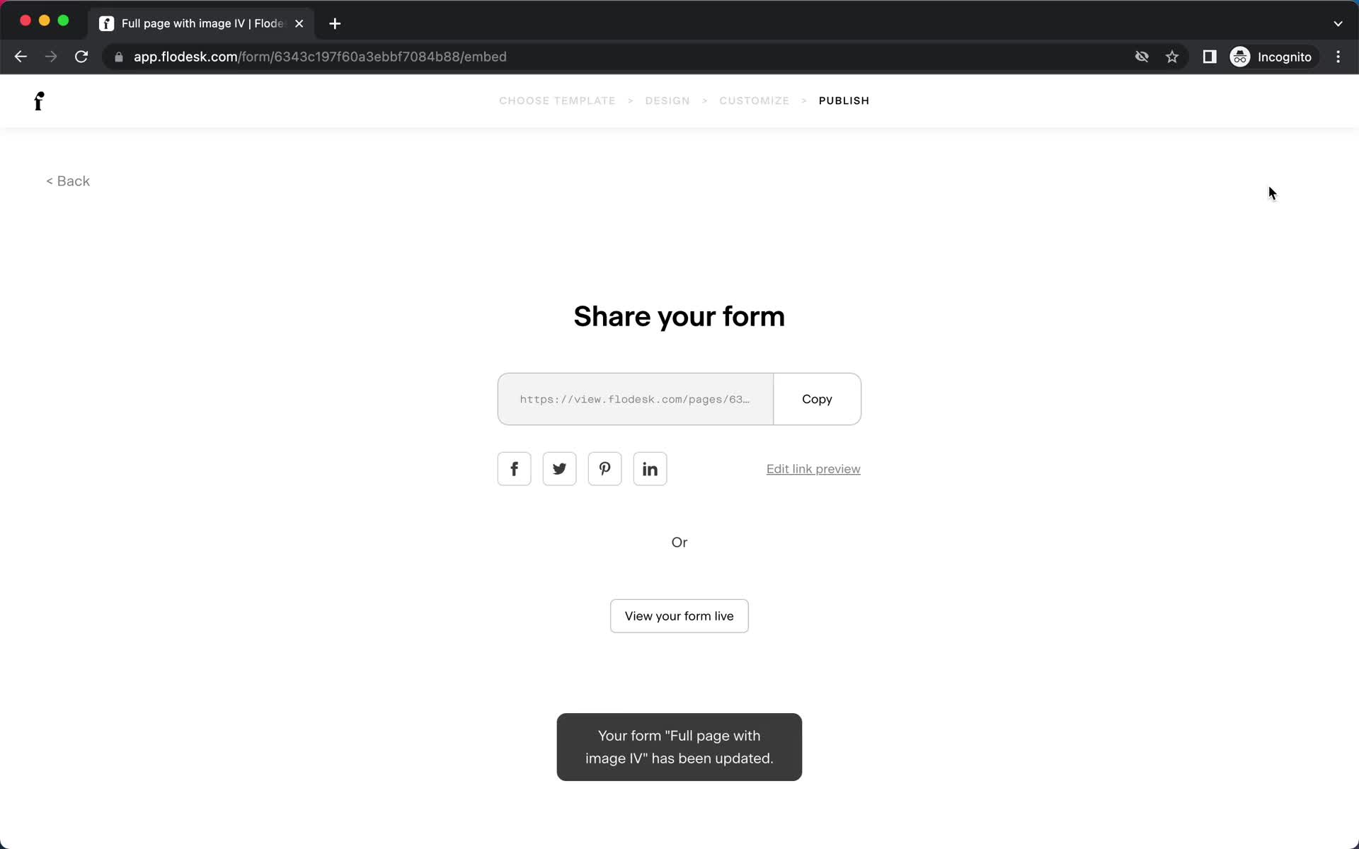 Creating a form on Flodesk video thumbnail