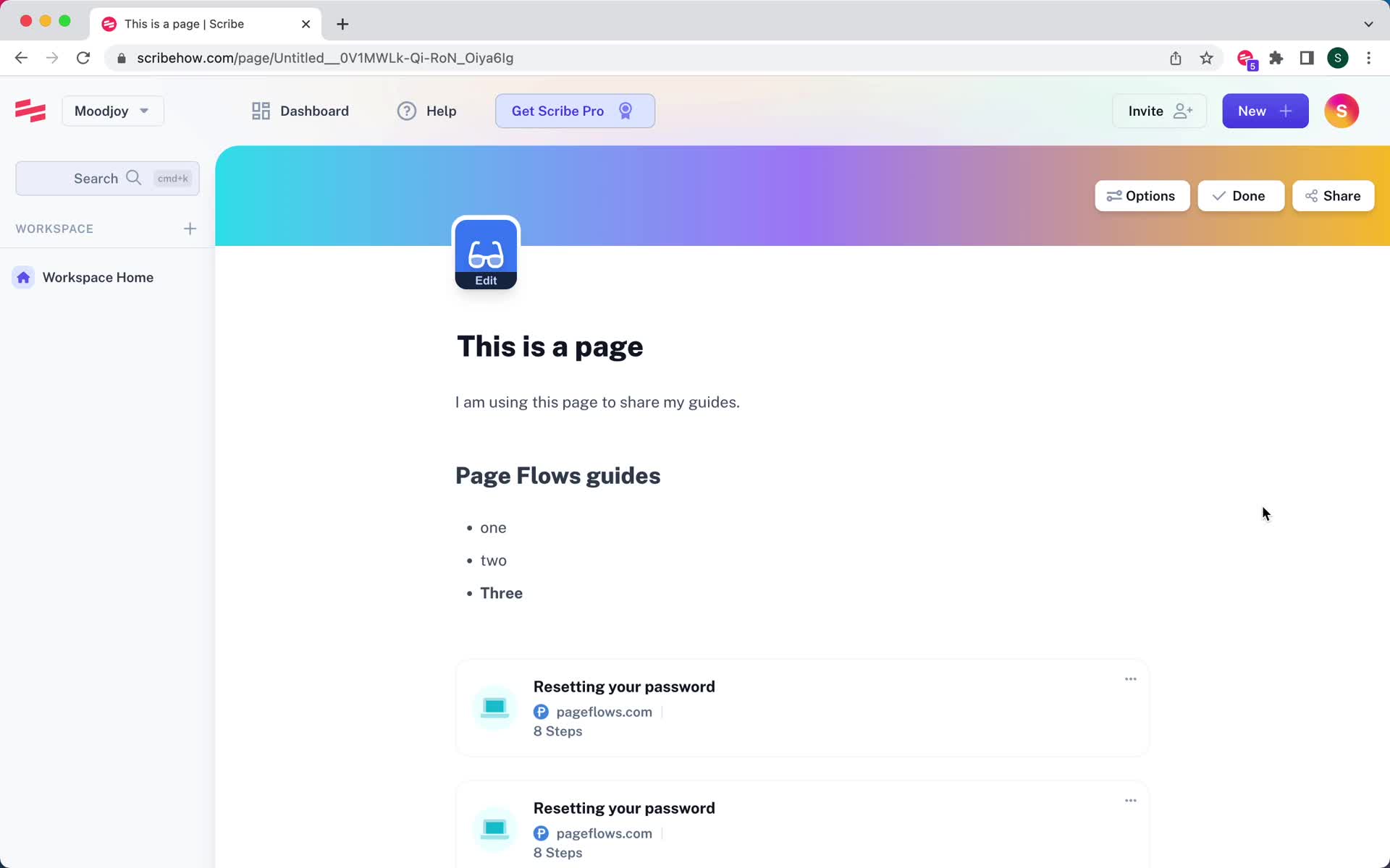 Creating a page screenshot