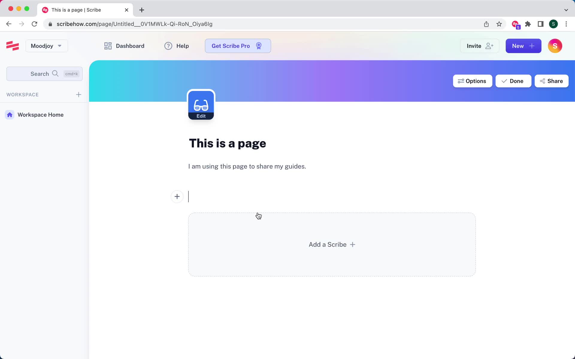 Creating a page screenshot