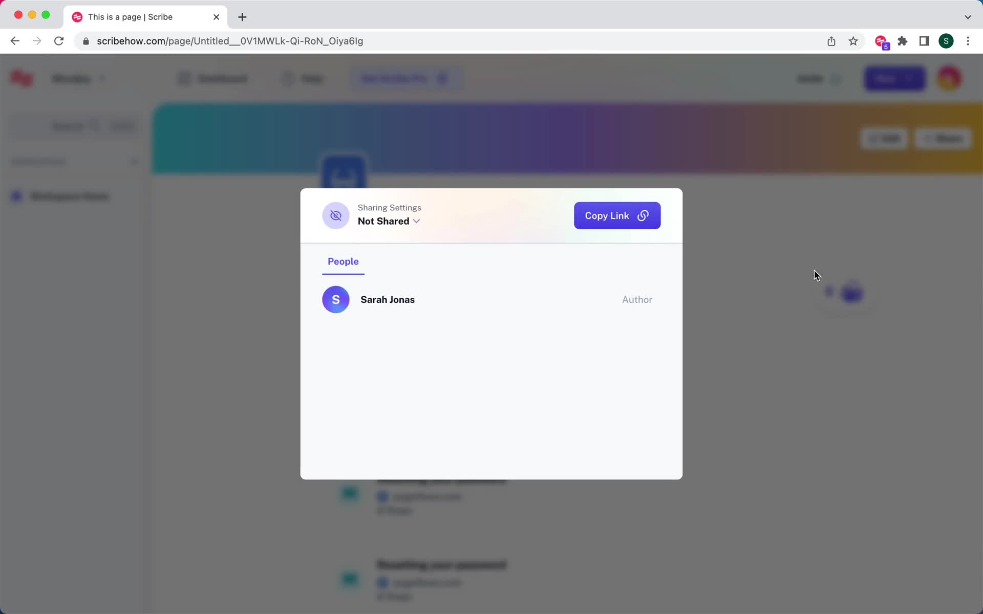 Creating a page screenshot