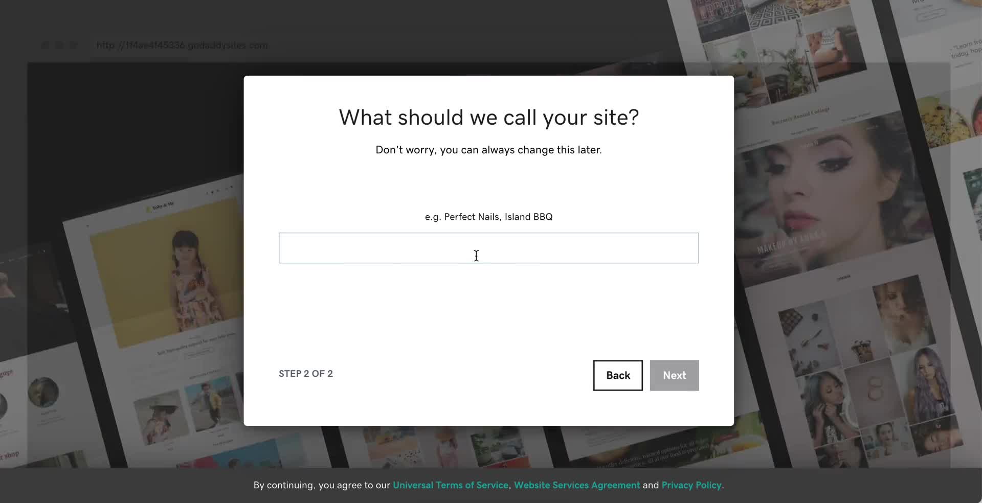 Creating a website screenshot