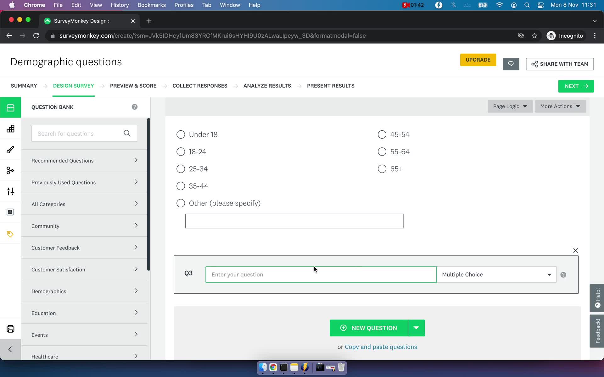 Creating a form screenshot