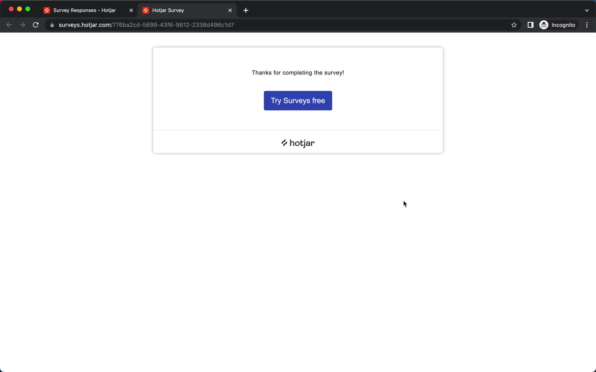 Creating a survey on Hotjar video thumbnail