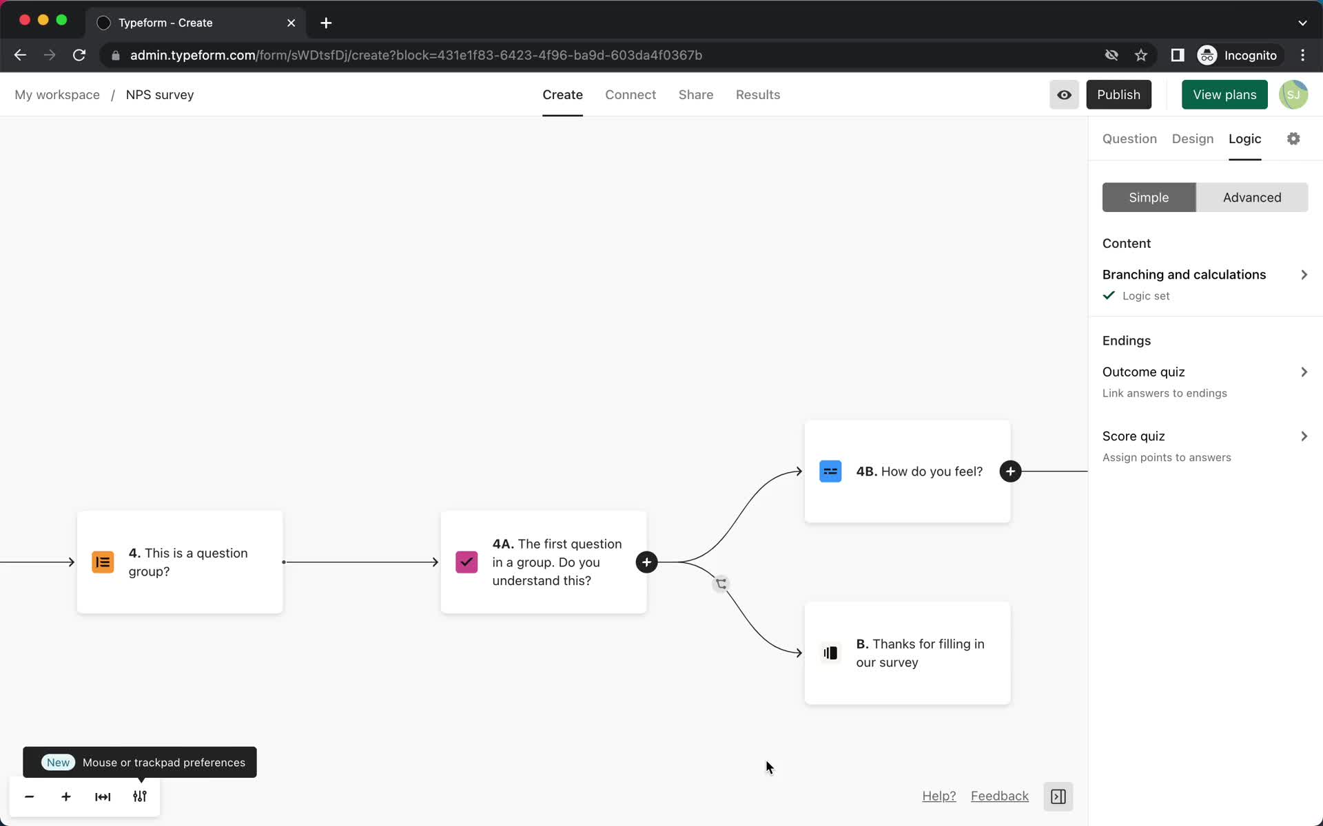 Creating a form screenshot