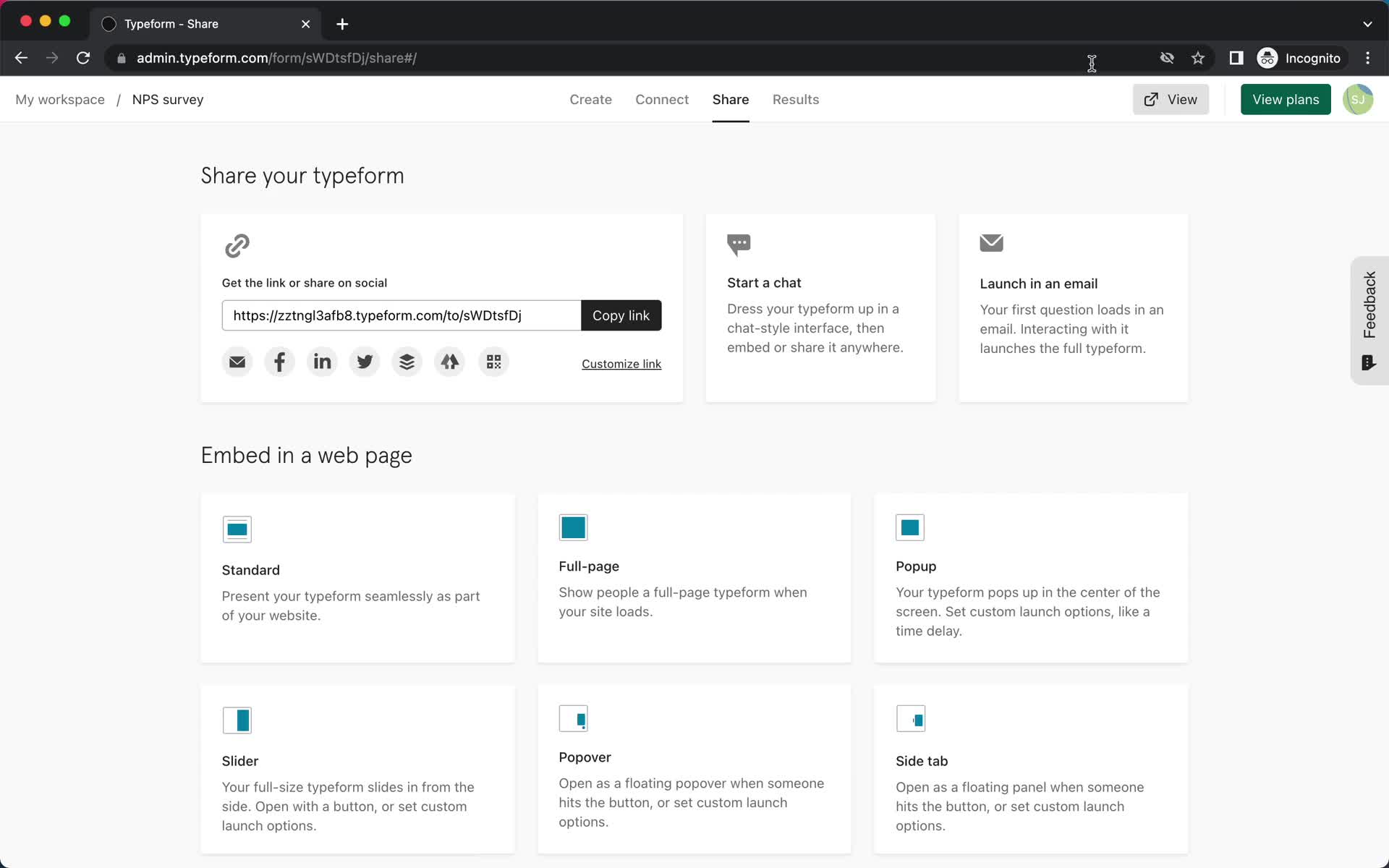 Creating a form screenshot