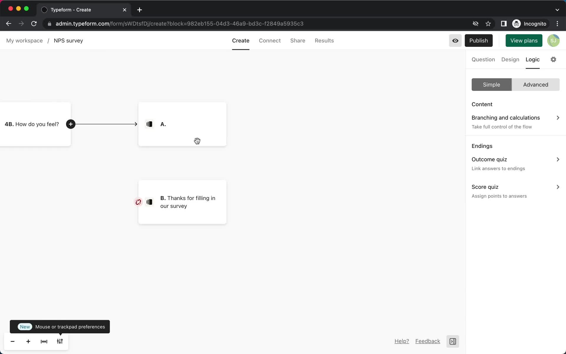 Creating a form screenshot