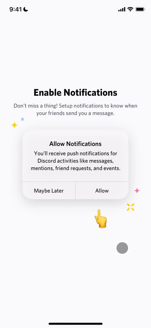 Onboarding screenshot