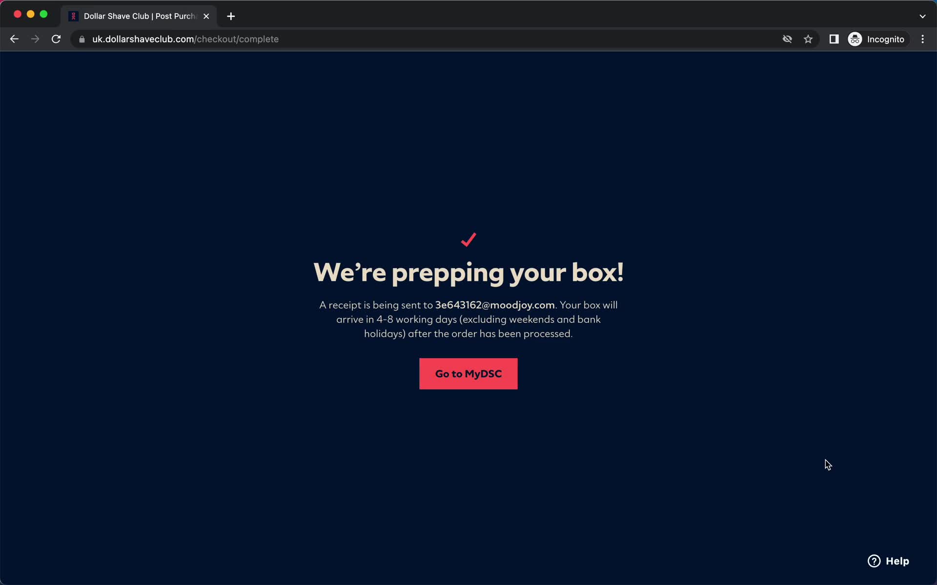 Onboarding screenshot